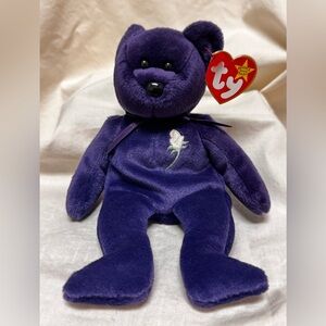 RARE 1997 Ty Beanie Babies Princess Diana Bear - Original Tag
